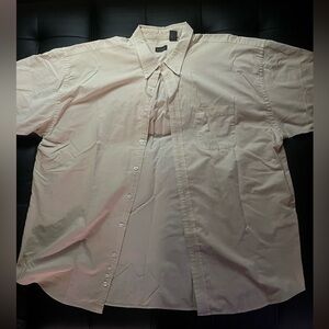Van Heusen Cream Casual Button Down Shirt